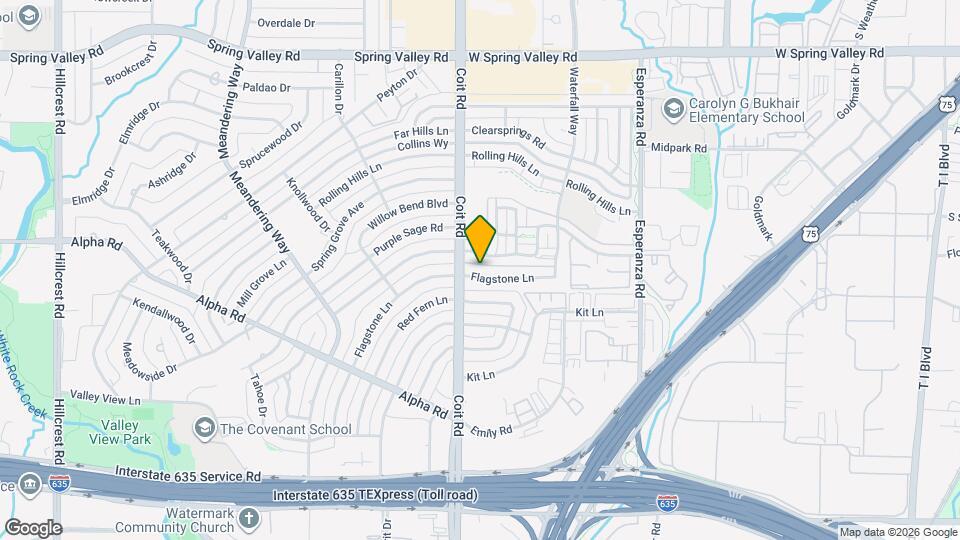 13619 Flagstone Ln Map and Location Details
