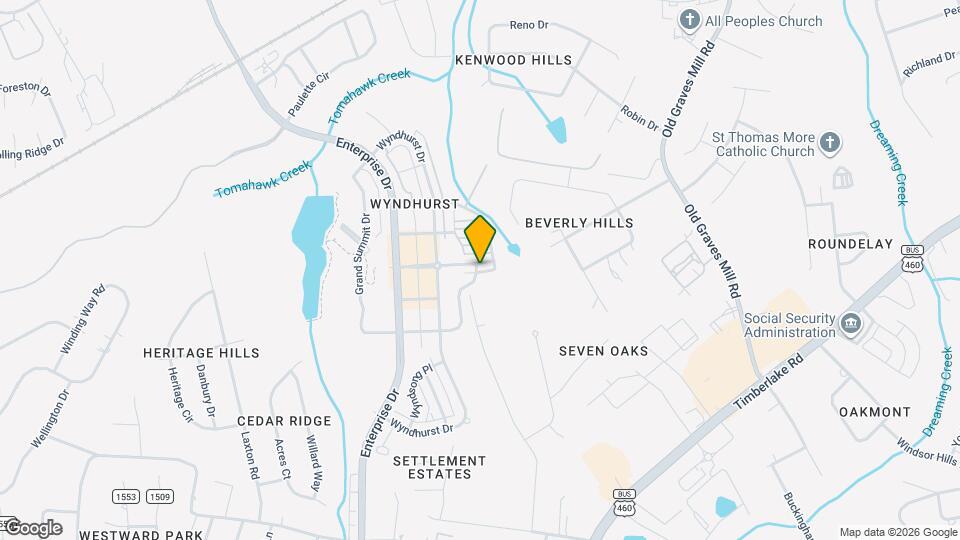 525 Northwynd Cir Map and Location Details