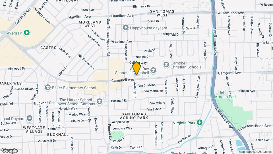 1285 W Campbell Ave Mapa y Detalles de la Ubicación