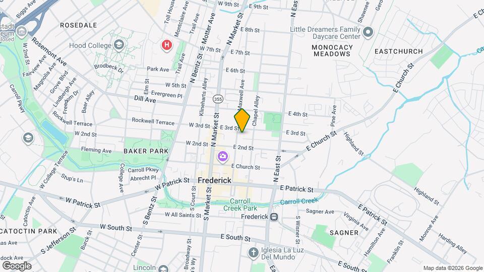 112 E 3rd St Map and Location Details