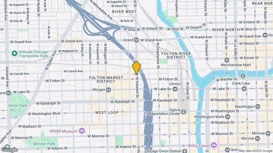 310 N Halsted St, Unit 1011 Map and Location Details