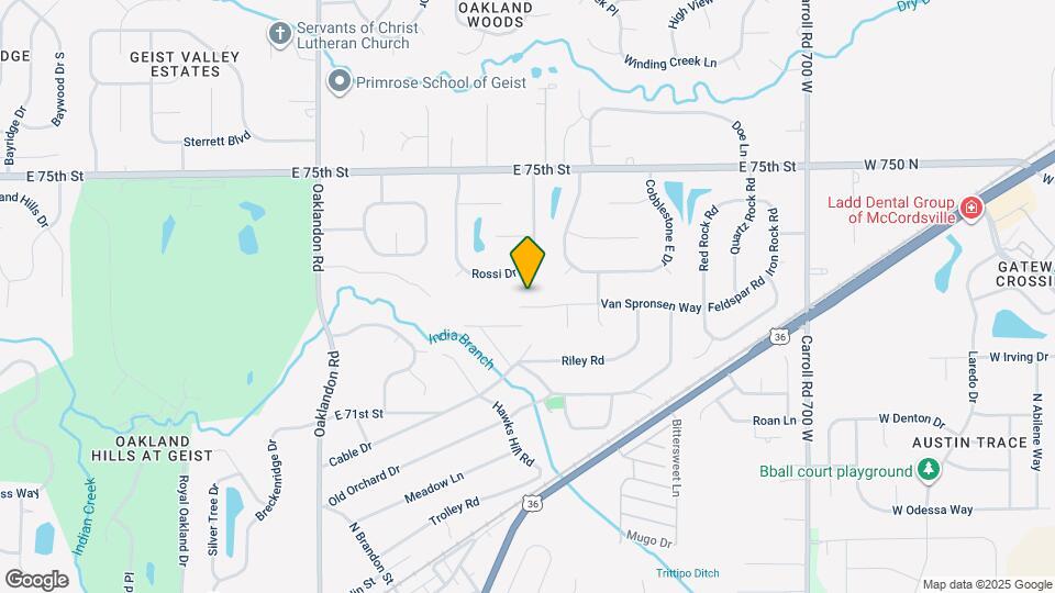 12218 Van Spronsen Ct Map and Location Details