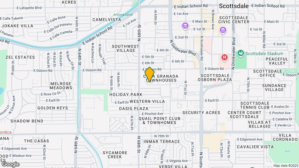 6857 E Osborn Rd Map and Location Details