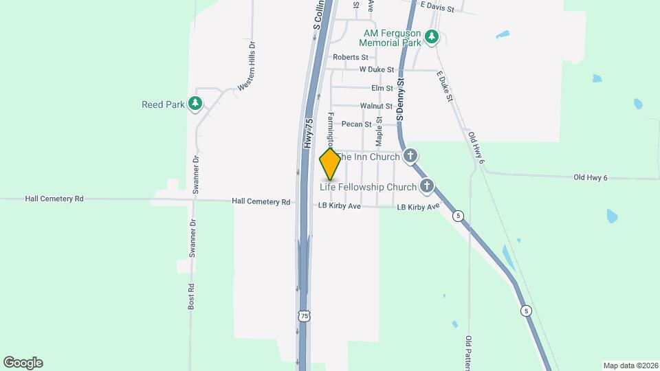 931 Farmington Rd Map and Location Details