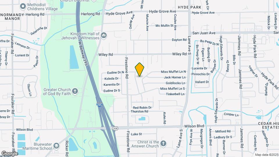2304 Miss Muffet Ln W Map and Location Details