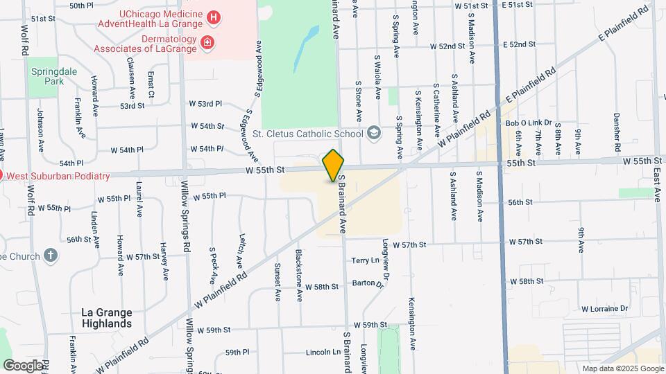 5512 S Brainard Ave Map and Location Details