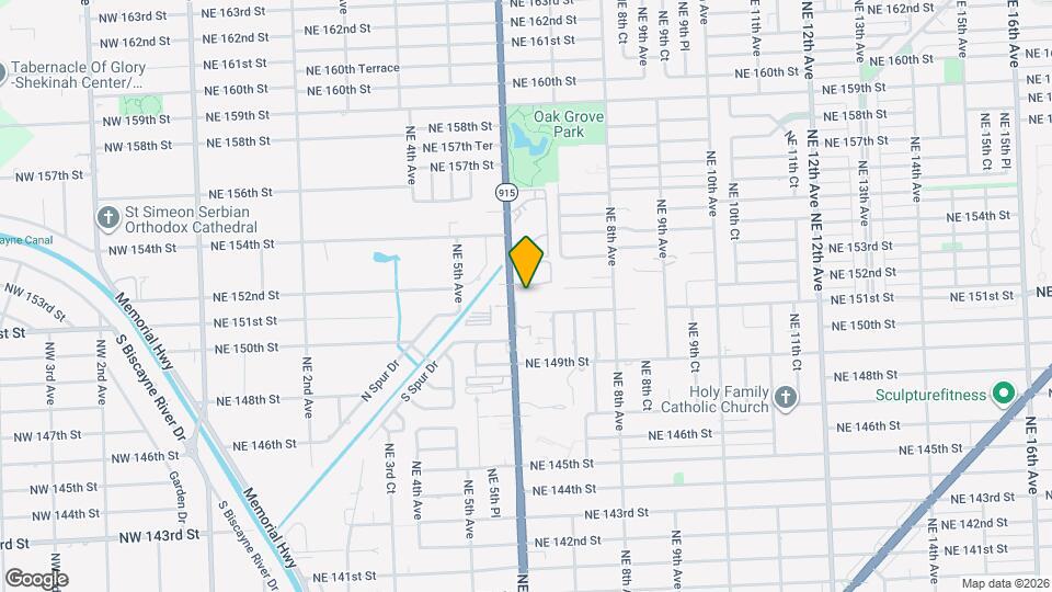 15153 NE 6th Ave Mapa y Detalles de la Ubicación