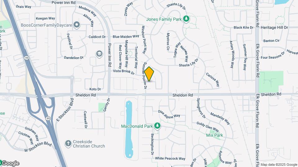 8584 Canyon Brook Way Map and Location Details
