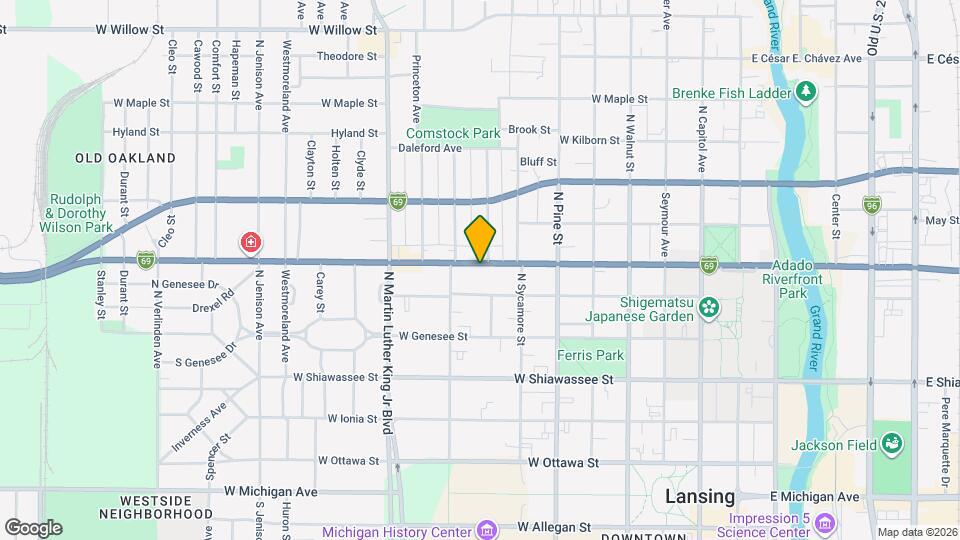 805 W Saginaw St Map and Location Details