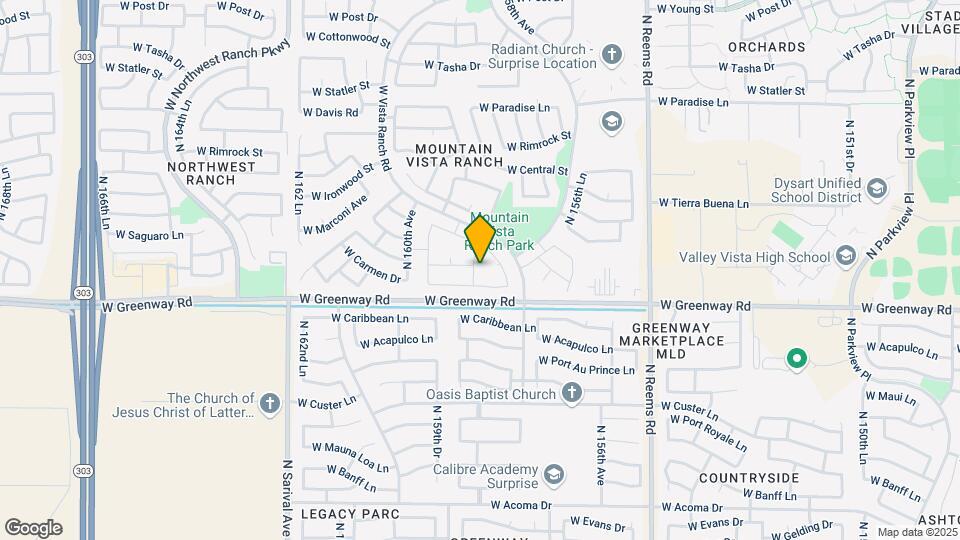 15519 N 158th Ln Map and Location Details