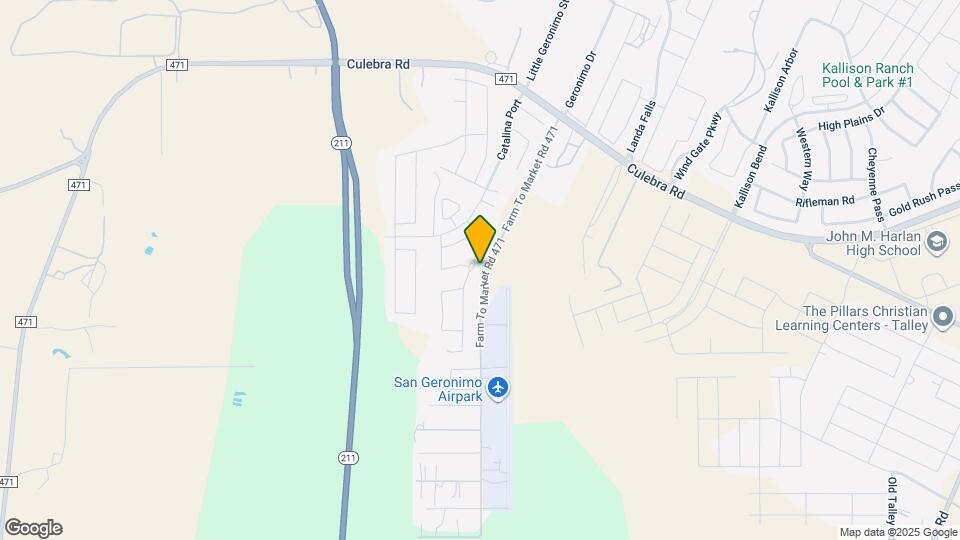 8022 Blackhawk Pass Map and Location Details