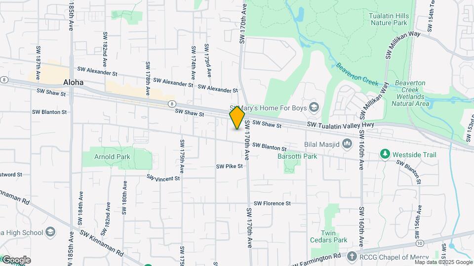 Cedar West Duplex Map and Location Details