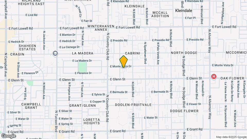 3218-3220 E Monte Vista Dr Mapa y Detalles de la Ubicación