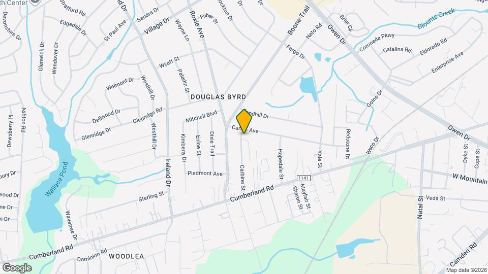 2223 Carbine St Map and Location Details