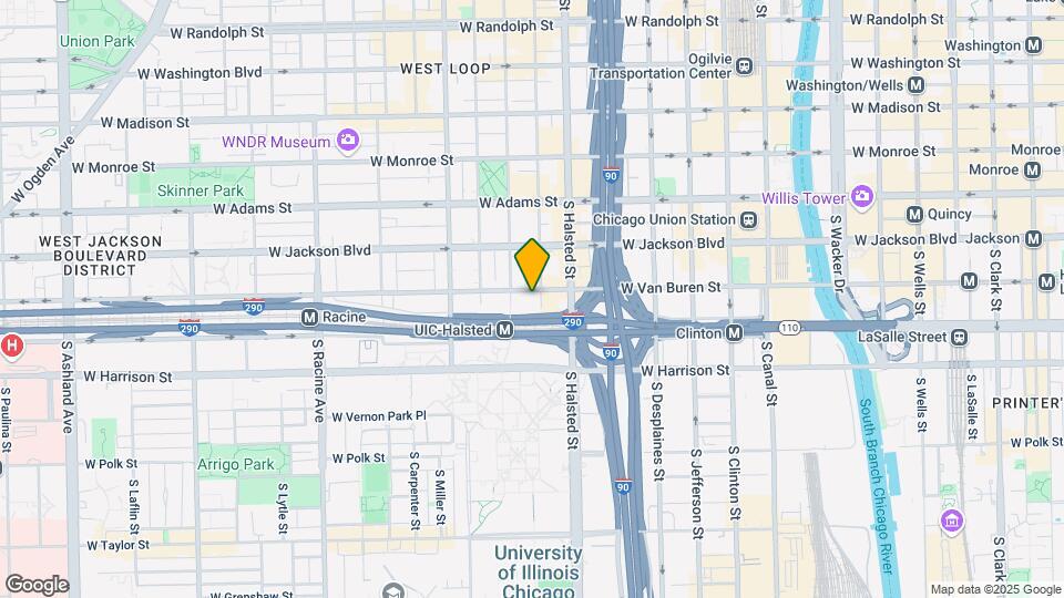 400 S Green St, Unit 212 Map and Location Details