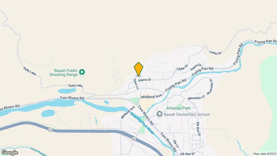 120 E Sopris Dr Map and Location Details