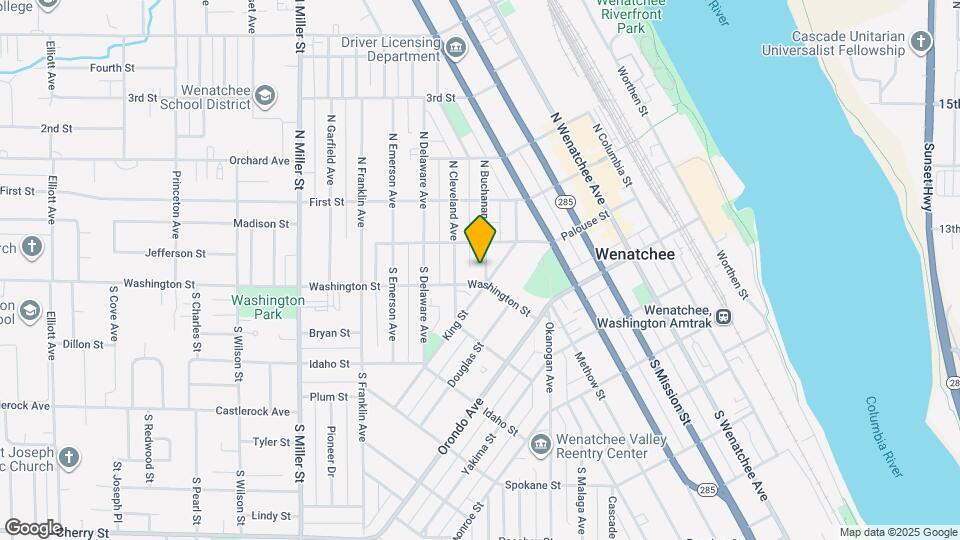 Wenatchee House Map and Location Details