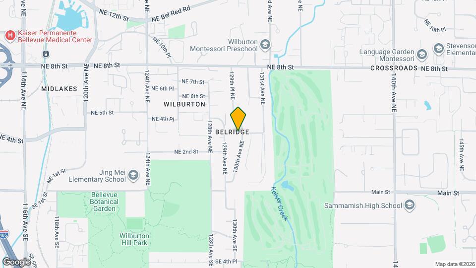 233 130th Ave NE Map and Location Details