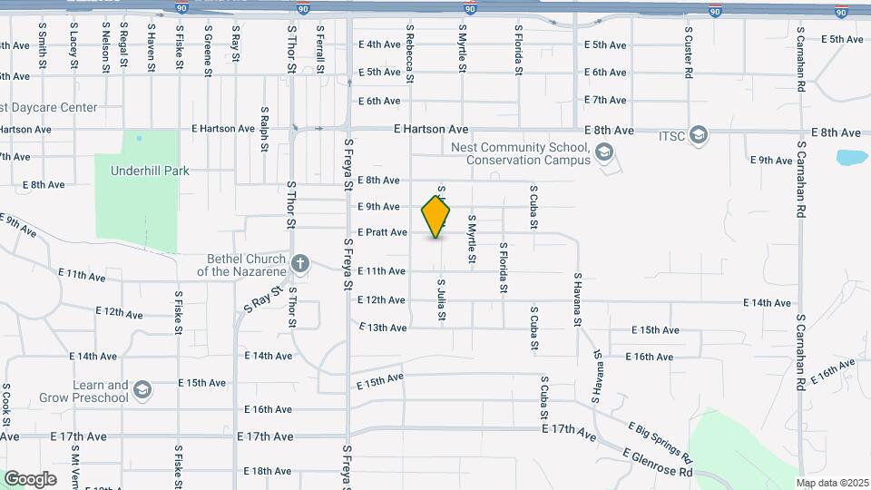 1008 S Julia St Map and Location Details