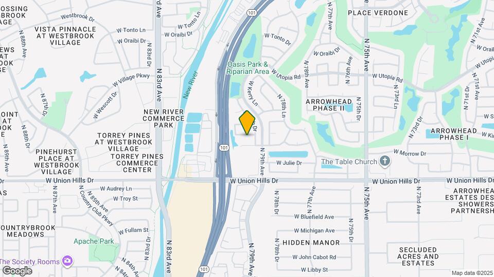 7929 W Wescott Dr Map and Location Details