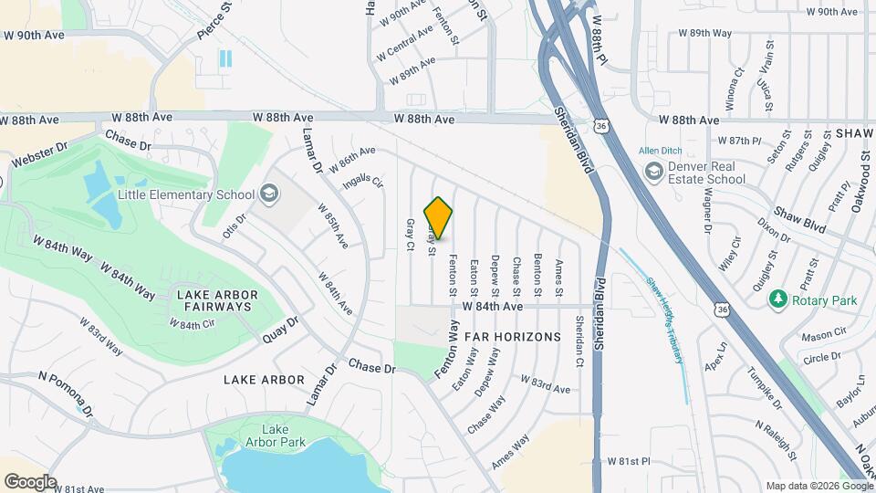 8490 Gray St Map and Location Details
