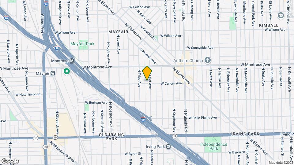4202-4214 W Cullom Ave Map and Location Details