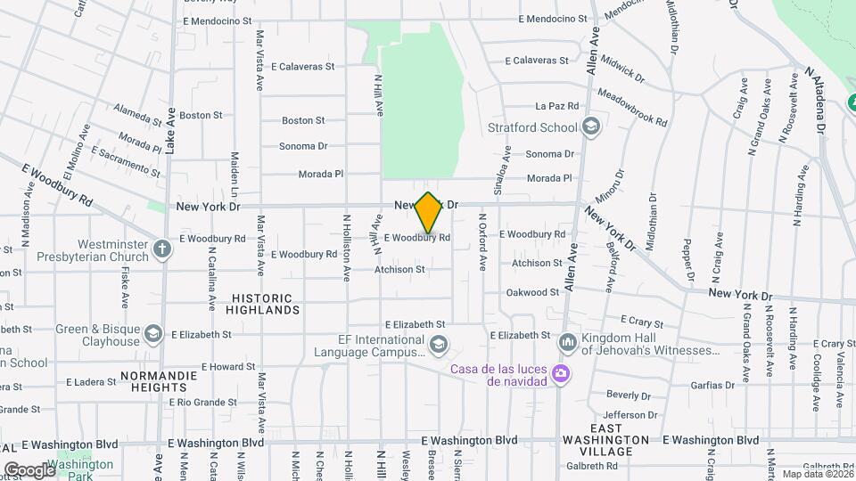 1542 E Woodbury Rd Map and Location Details