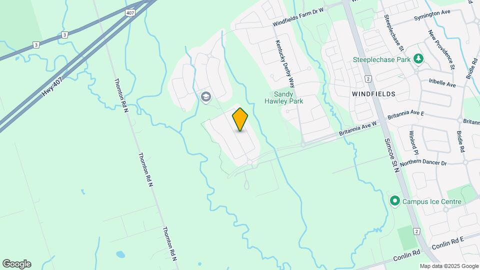 547 Windfields Farm Dr W Map and Location Details
