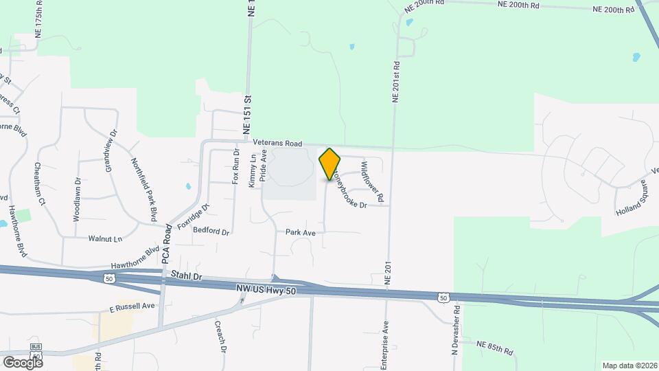 1213 Pebblecreek Dr Map and Location Details