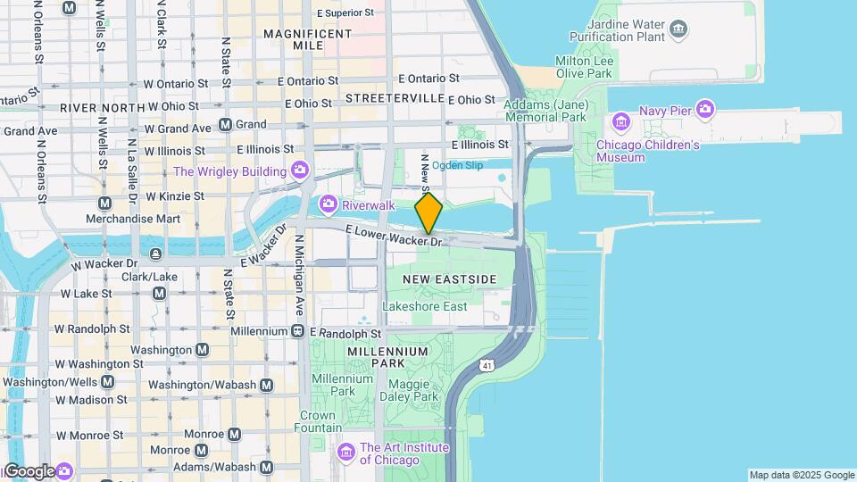 355 E Wacker Dr Map and Location Details