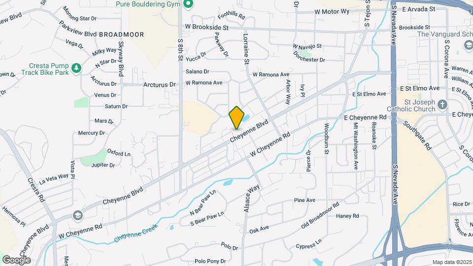 424 Cheyenne Blvd Map and Location Details
