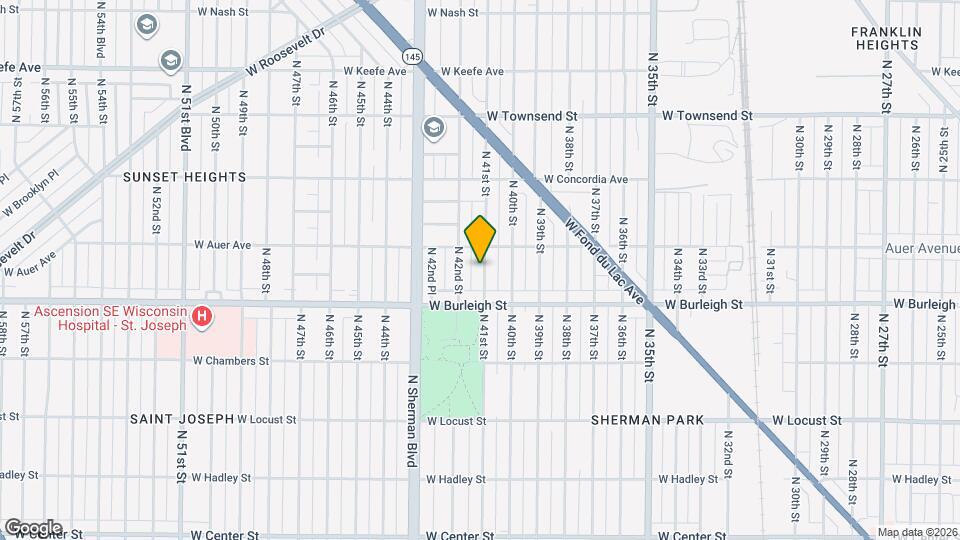 3151 N 41st St Map and Location Details