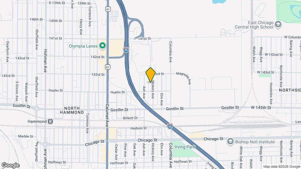 4334 Hickory Ave Map and Location Details