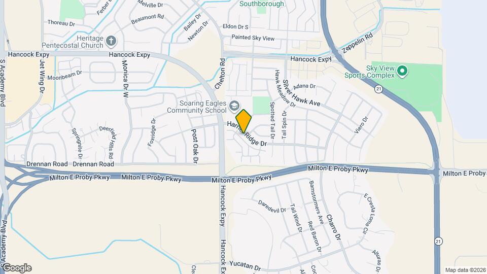 4843 Harrier Ridge Dr Map and Location Details