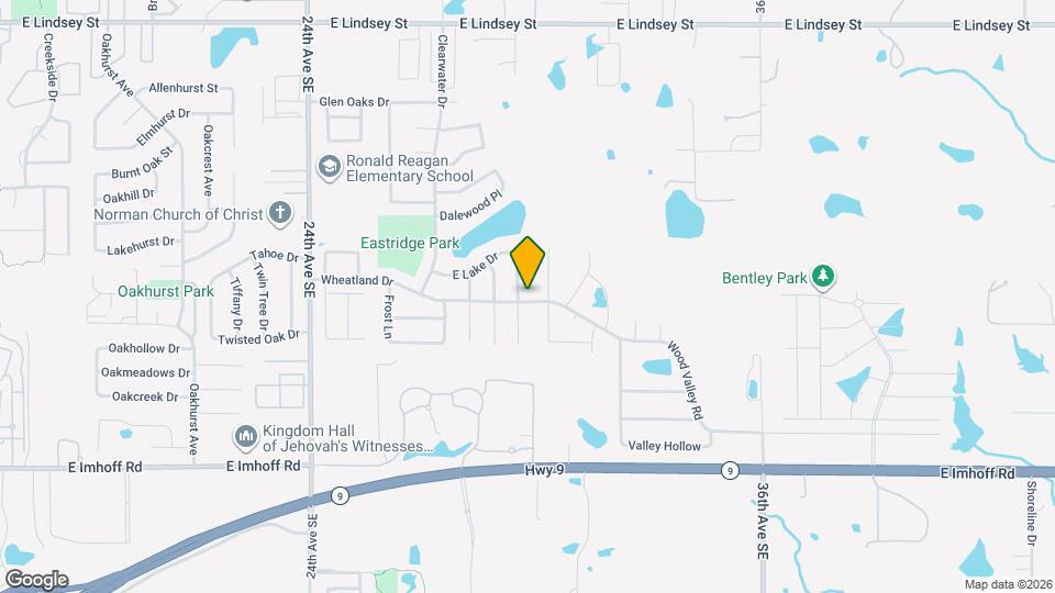 1925 E View Dr Map and Location Details