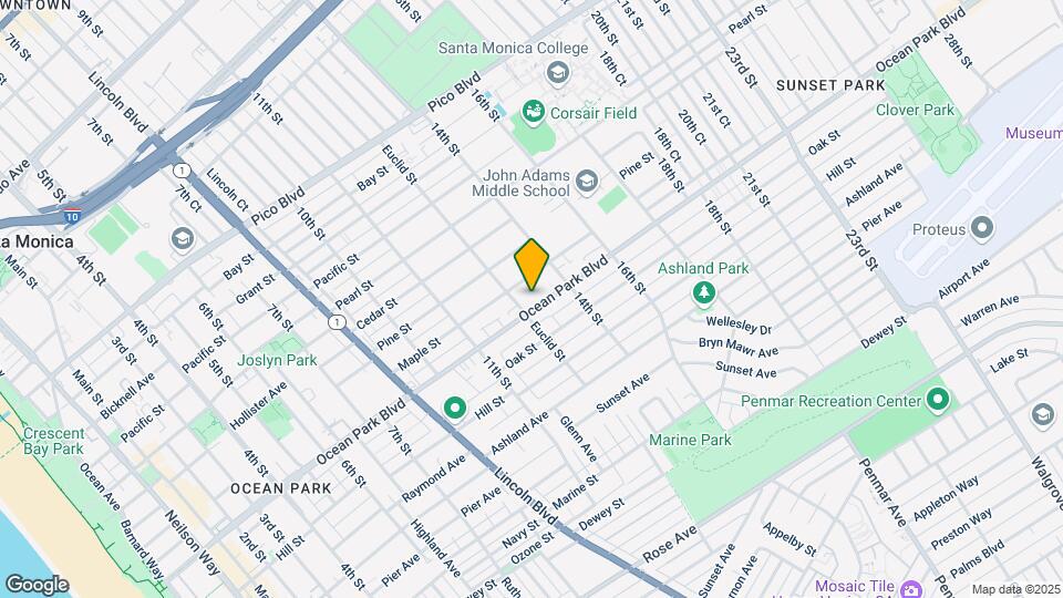1311 Ocean Park Blvd Map and Location Details