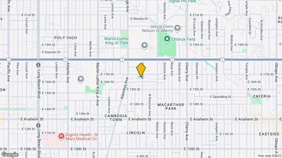 1609-1611 Gundry Ave Map and Location Details