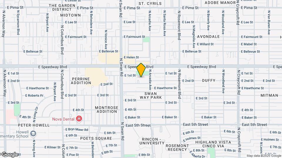4826 E 1st St Map and Location Details