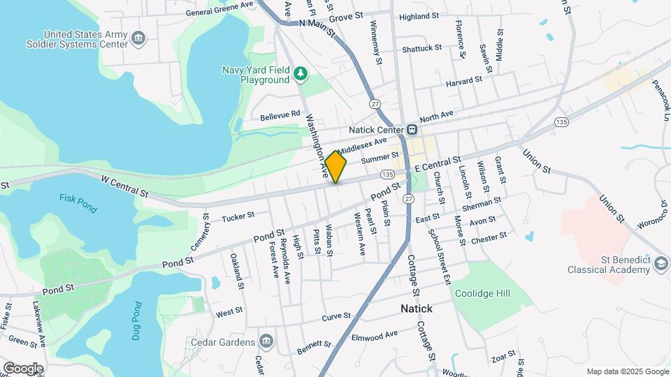 40 W Central St Map and Location Details