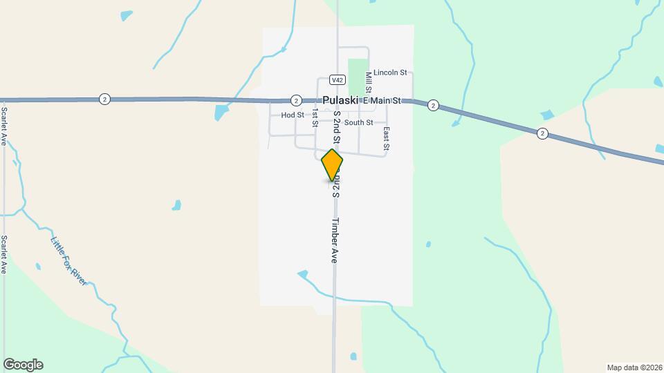 306 S 2nd St Map and Location Details