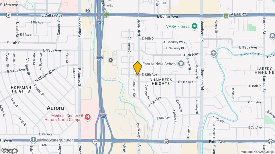 Sable View Townhomes Map and Location Details