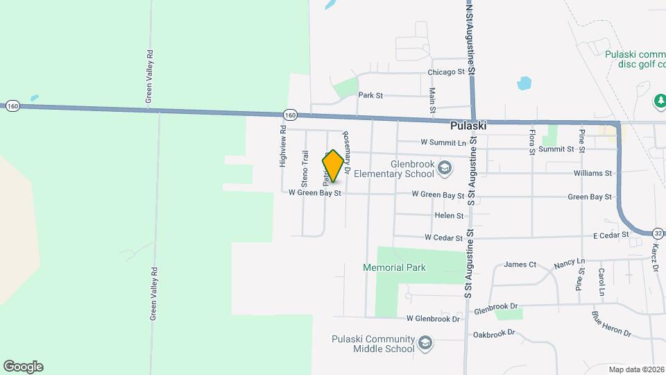 465 W Green Bay St Map and Location Details