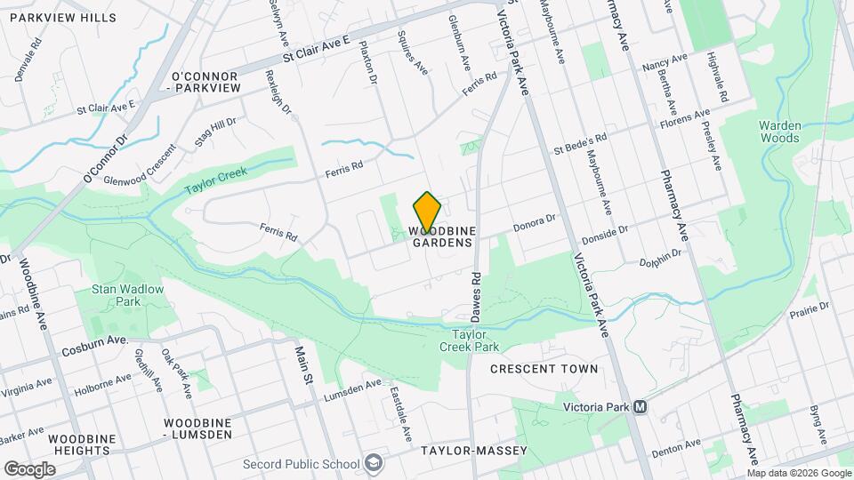 43 Chapman Ave Map and Location Details