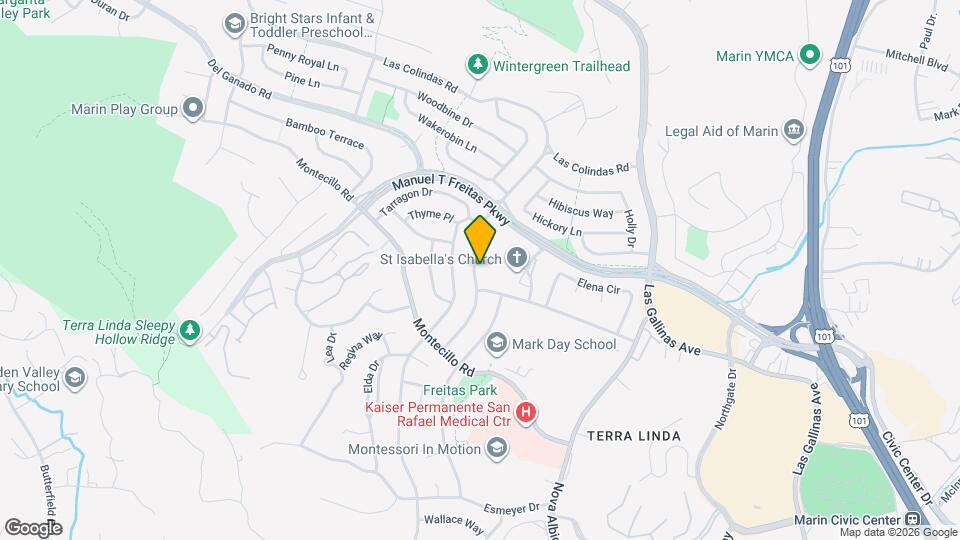 918 Las Pavadas Ave Map and Location Details