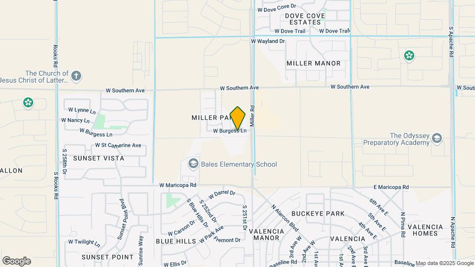 25163 W Burgess Ln Map and Location Details