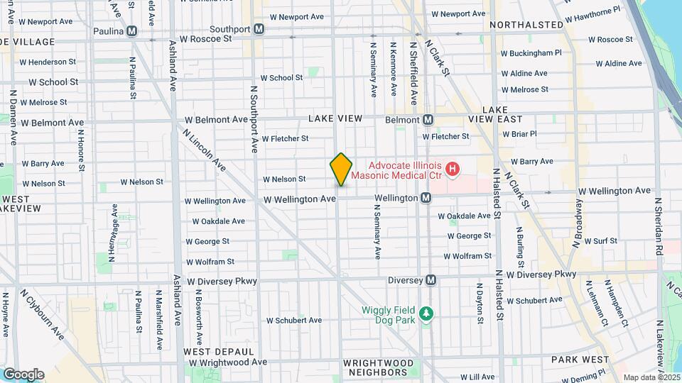 3005 N Racine Ave Map and Location Details