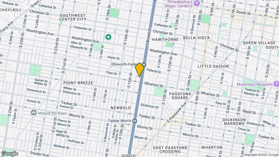 1236 S Broad St Map and Location Details