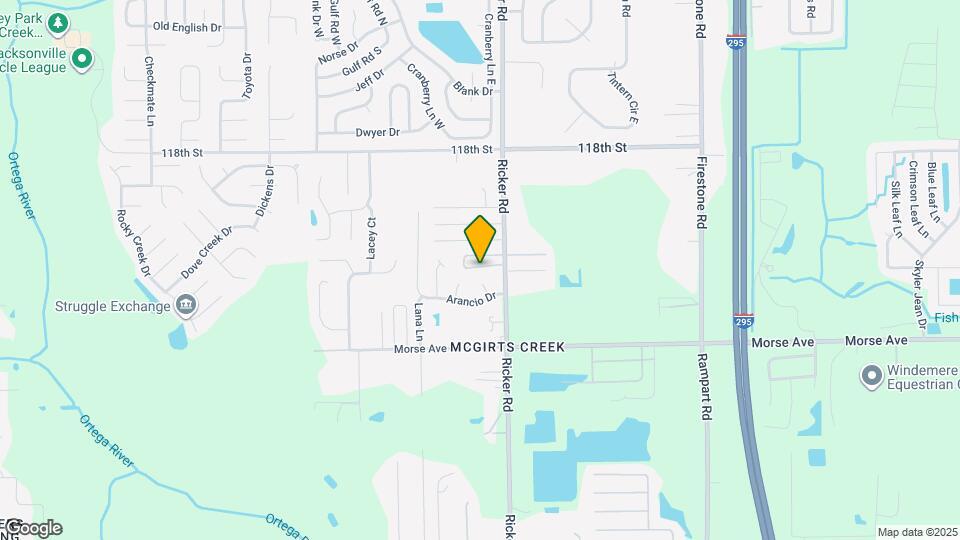 7642 Rickman St Map and Location Details