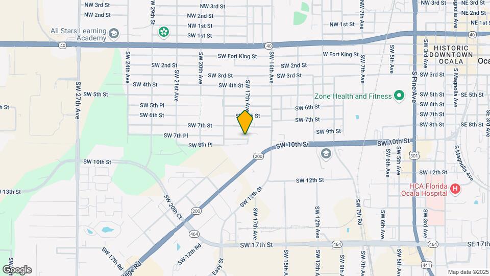 1701 SW 7th Pl Map and Location Details