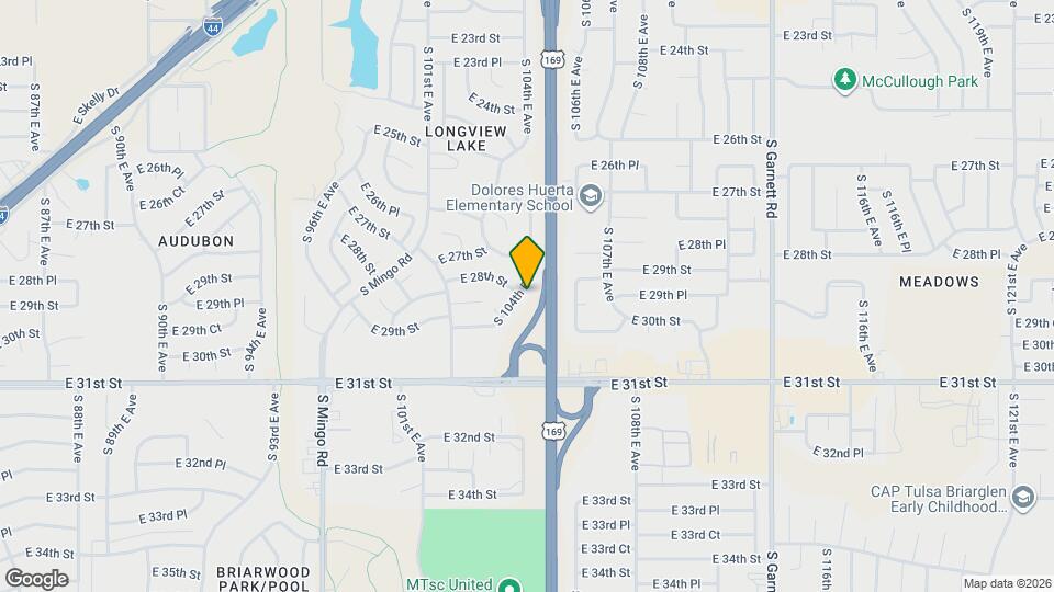 2731 S 104th E Ave Map and Location Details